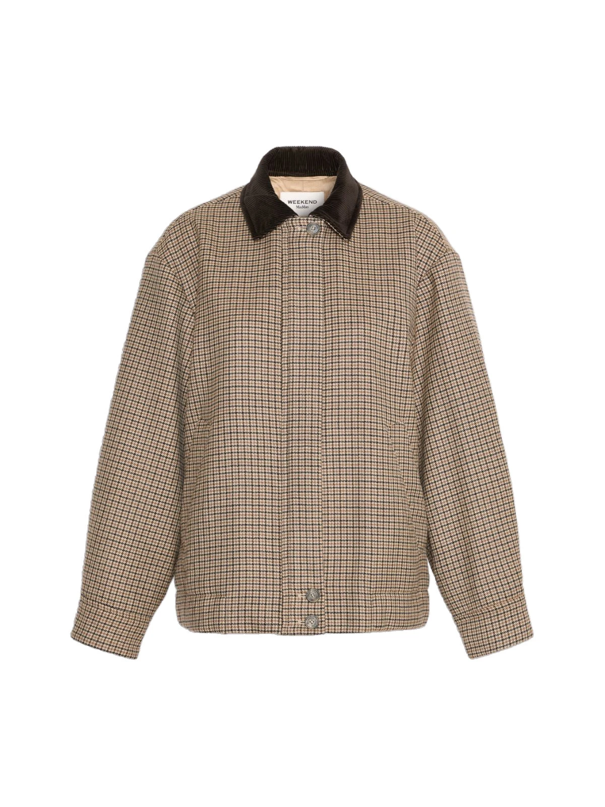 Max Mara Festa Houndstooth Wool Bomber Jacket in Brown Max Mara Festa Houndstooth Wool Bomber Jacket in Brown | Jackets | Luxury Shoes