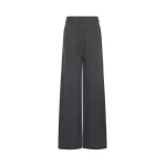 Max Mara Fiabe Wide Cashmere Trousers in Dark Grey | Wide leg pants | Luxury Shoes 