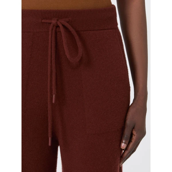 Max Mara Fiabe Wide Cashmere Trousers in Rust | Wide leg pants | Luxury Shoes 