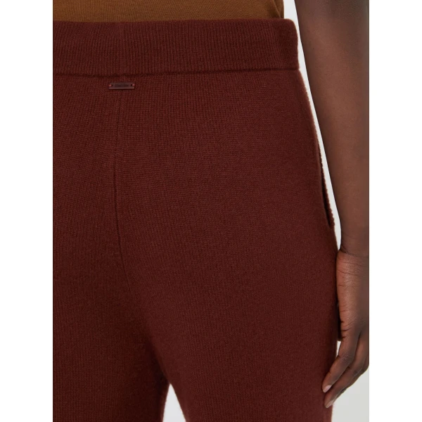Max Mara Fiabe Wide Cashmere Trousers in Rust | Wide leg pants | Luxury Shoes 