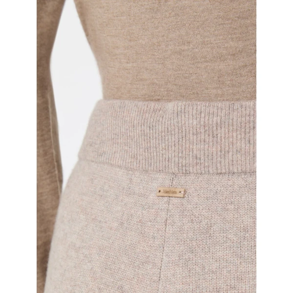 Max Mara Fiabe Wide Cashmere Trousers in Sand | Wide leg pants | Luxury Shoes 