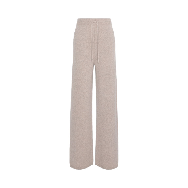 Max Mara Fiabe Wide Cashmere Trousers in Sand | Wide leg pants | Luxury Shoes 