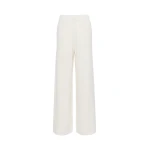 Max Mara Fiabe Wide Cashmere Trousers in White | Wide leg pants | Luxury Shoes 