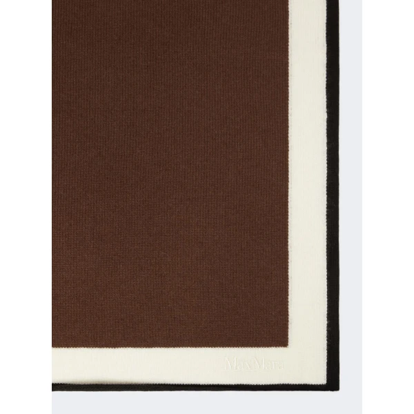 Max Mara Fidato Oversized Cashmere Foulard in Brown | Scarves | Luxury Shoes 