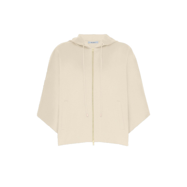 Max Mara Fidato Technical Cotton Jersey Boxy Sweater in Stone Grey | Sweaters | Luxury Shoes 