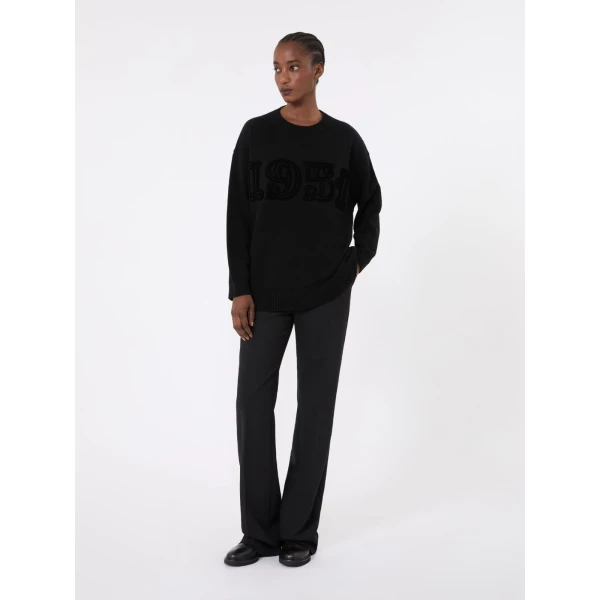 Max Mara Fido Wool and Cashmere Jumper in Black | Sweaters | Luxury Shoes 