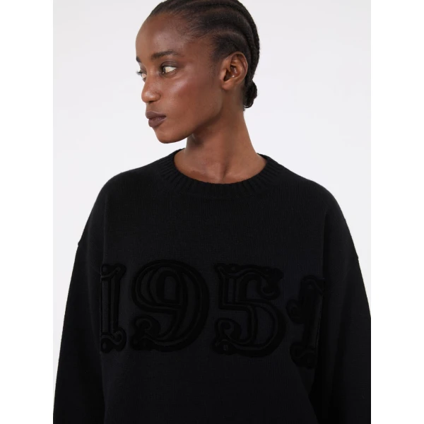 Max Mara Fido Wool and Cashmere Jumper in Black | Sweaters | Luxury Shoes 