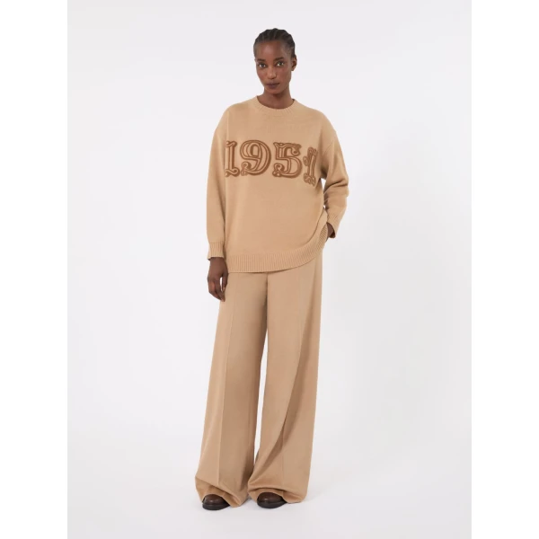 Max Mara Fido Wool and Cashmere Jumper in Camel | Sweaters | Luxury Shoes 