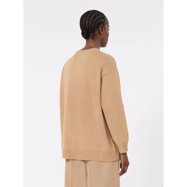 Max Mara Fido Wool and Cashmere Jumper in Camel | Sweaters | Luxury Shoes 