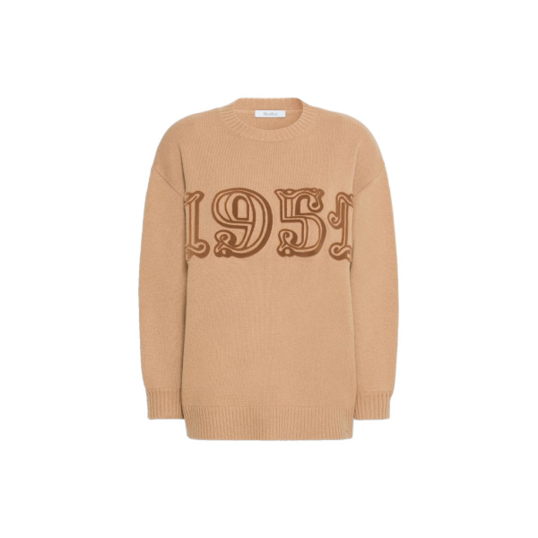 Max Mara Fido Wool and Cashmere Jumper in Camel | Sweaters | Luxury Shoes 