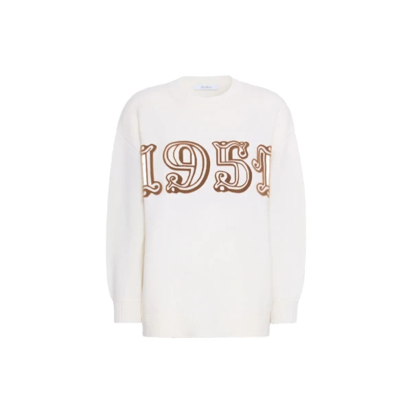 Fido Wool and Cashmere Jumper in White