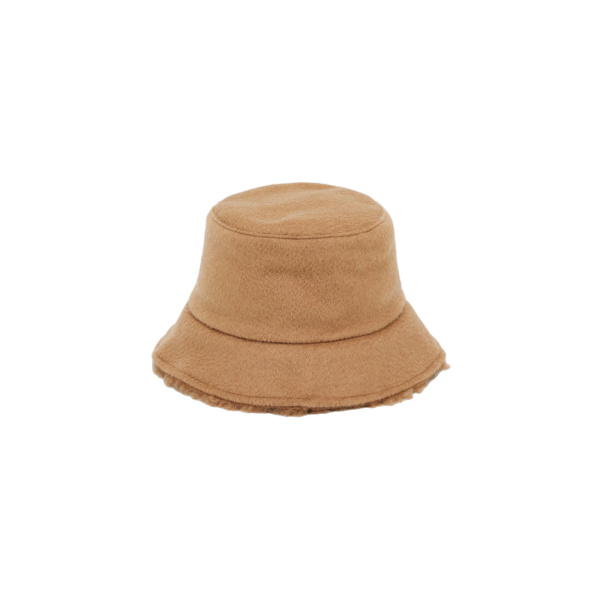 Max Mara Fiducia Reversible Camel Cloche Hat in Camel | Hats | Luxury Shoes 