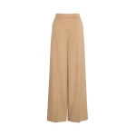 Max Mara Filato Wide Sable-Look Camel Trousers in Camel | Wide leg pants | Luxury Shoes 
