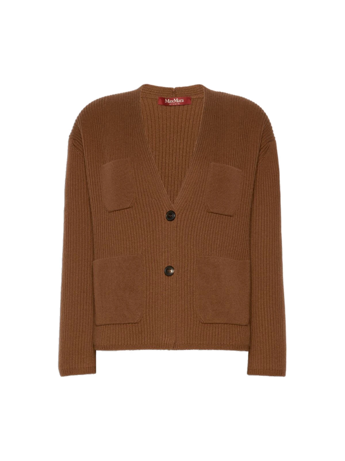 Max Mara Filtro Wool and Cashmere Cardigan in Tobacco Max Mara Filtro Wool and Cashmere Cardigan in Tobacco | Cardigan | Luxury Shoes