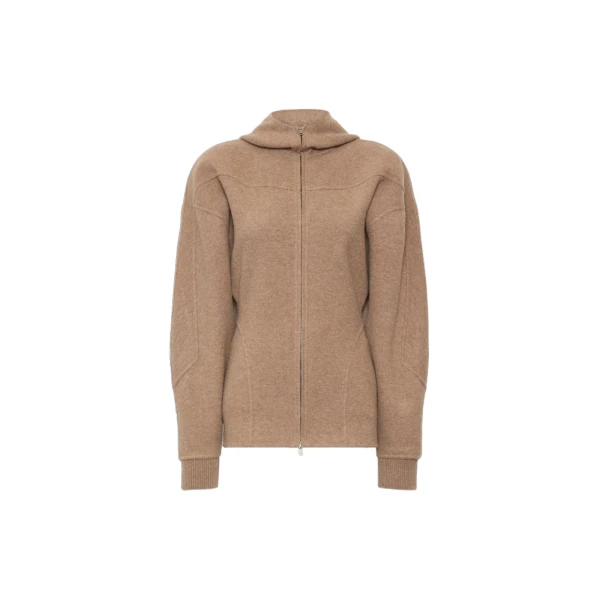 Filtro Wool and Cashmere Jersey Sweatshirt in Beige