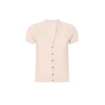 Max Mara Finito Viscose Crepe Cardigan in Pink | Cardigan | Luxury Shoes 