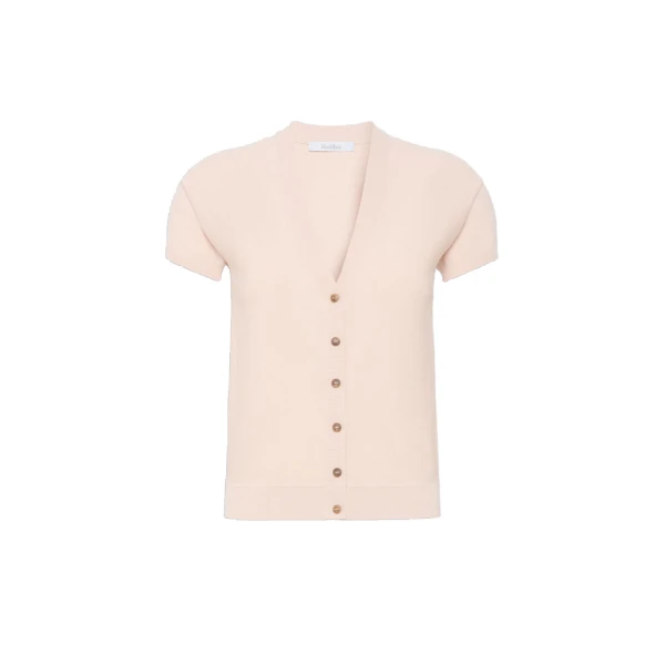 Finito Viscose Crepe Cardigan in Pink