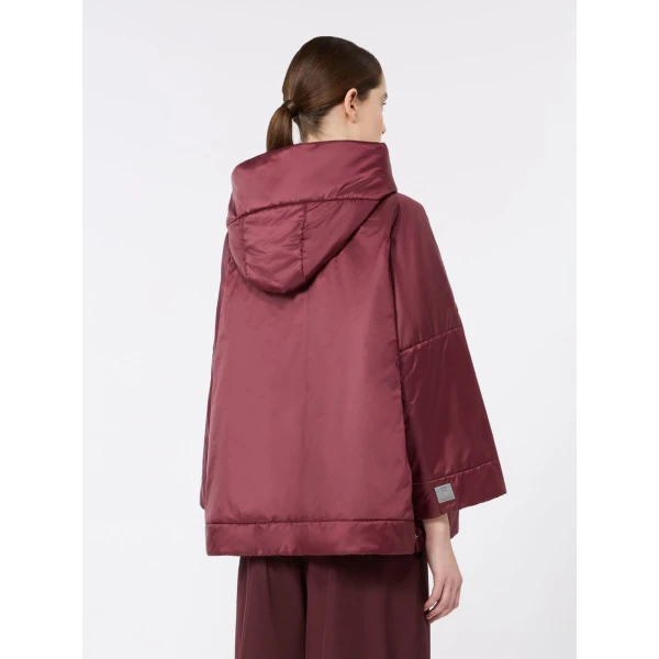 Max Mara Fiore Padded Hooded Water-Repellent Jacket in Red | Jackets | Luxury Shoes 