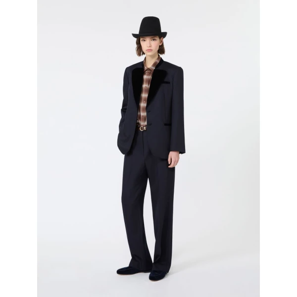 Max Mara Fiorito Check Cotton Flannel Shirt in Brown | Shirts | Luxury Shoes 