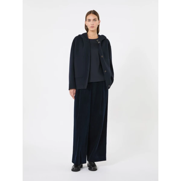 Max Mara Fiorito Cotton Jersey T-Shirt in Ultramarine | T-shirts | Luxury Shoes 