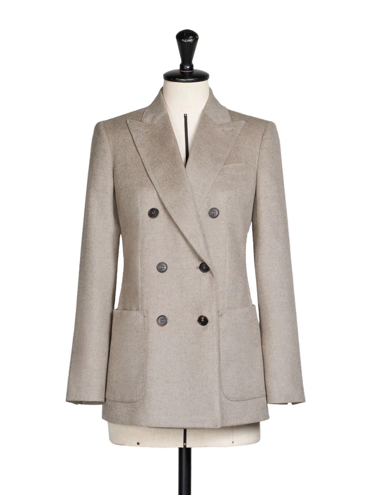 Max Mara Flash Double-Breasted Silk and Cashmere Blazer in Sand Max Mara Flash Double-Breasted Silk and Cashmere Blazer in Sand | Blazers | Luxury Shoes