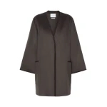 Max Mara Flipper Cashmere Cape-Style Coat in Mud | Coats | Luxury Shoes 