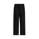 Max Mara Floria Stretch Wool Joggers in Black | Sweatpants | Luxury Shoes 
