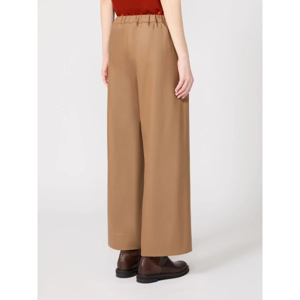 Max Mara Floria Stretch Wool Joggers in Camel | Sweatpants | Luxury Shoes 