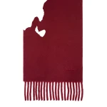 Max Mara Fragore Yarn-Dyed Wool Scarf in Bordeaux | Scarves | Luxury Shoes 