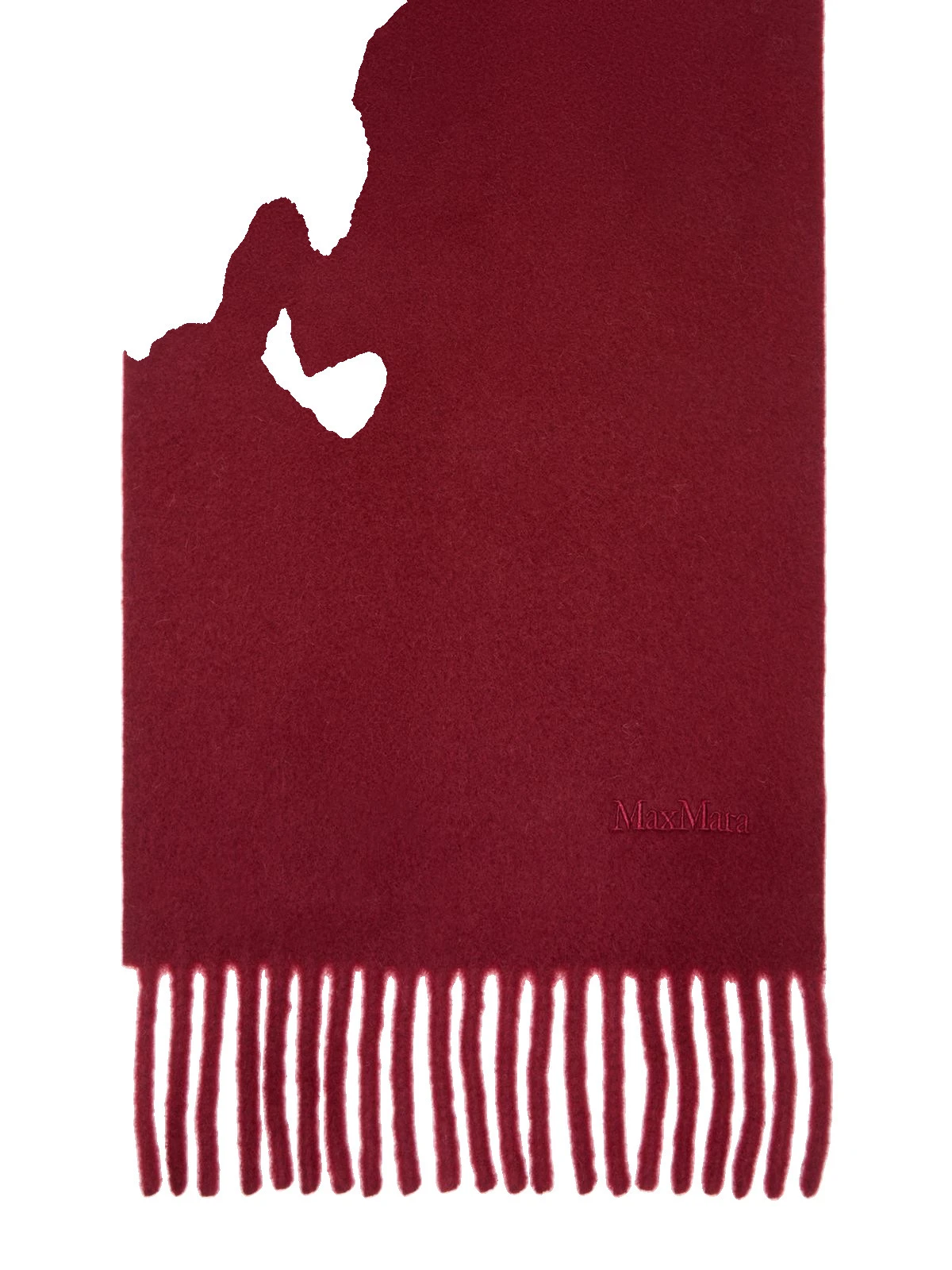 Max Mara Fragore Yarn-Dyed Wool Scarf in Bordeaux Max Mara Fragore Yarn-Dyed Wool Scarf in Bordeaux | Scarves | Luxury Shoes