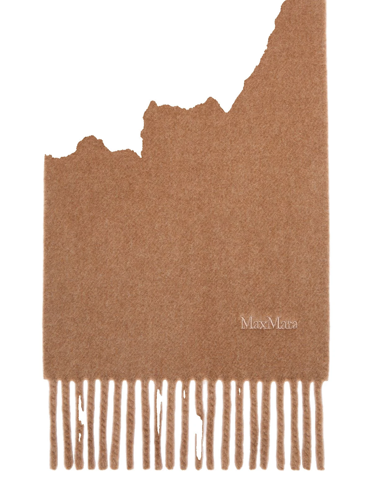 Max Mara Fragore Yarn-Dyed Wool Scarf in Camel Max Mara Fragore Yarn-Dyed Wool Scarf in Camel | Scarves | Luxury Shoes