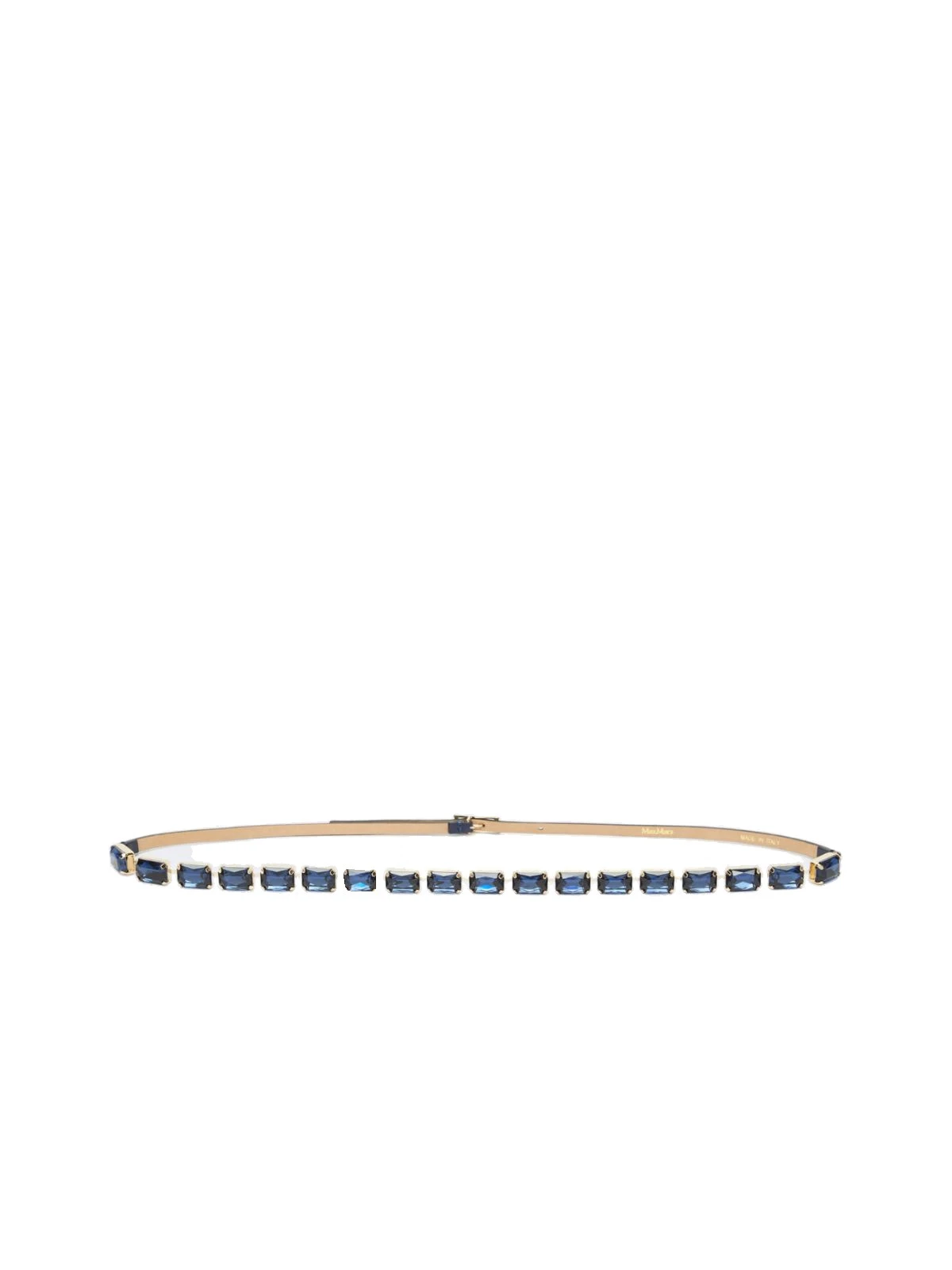 Max Mara Fumante Jewelled Nappa Leather Belt in Ultramarine Max Mara Fumante Jewelled Nappa Leather Belt in Ultramarine | Women | Luxury Shoes