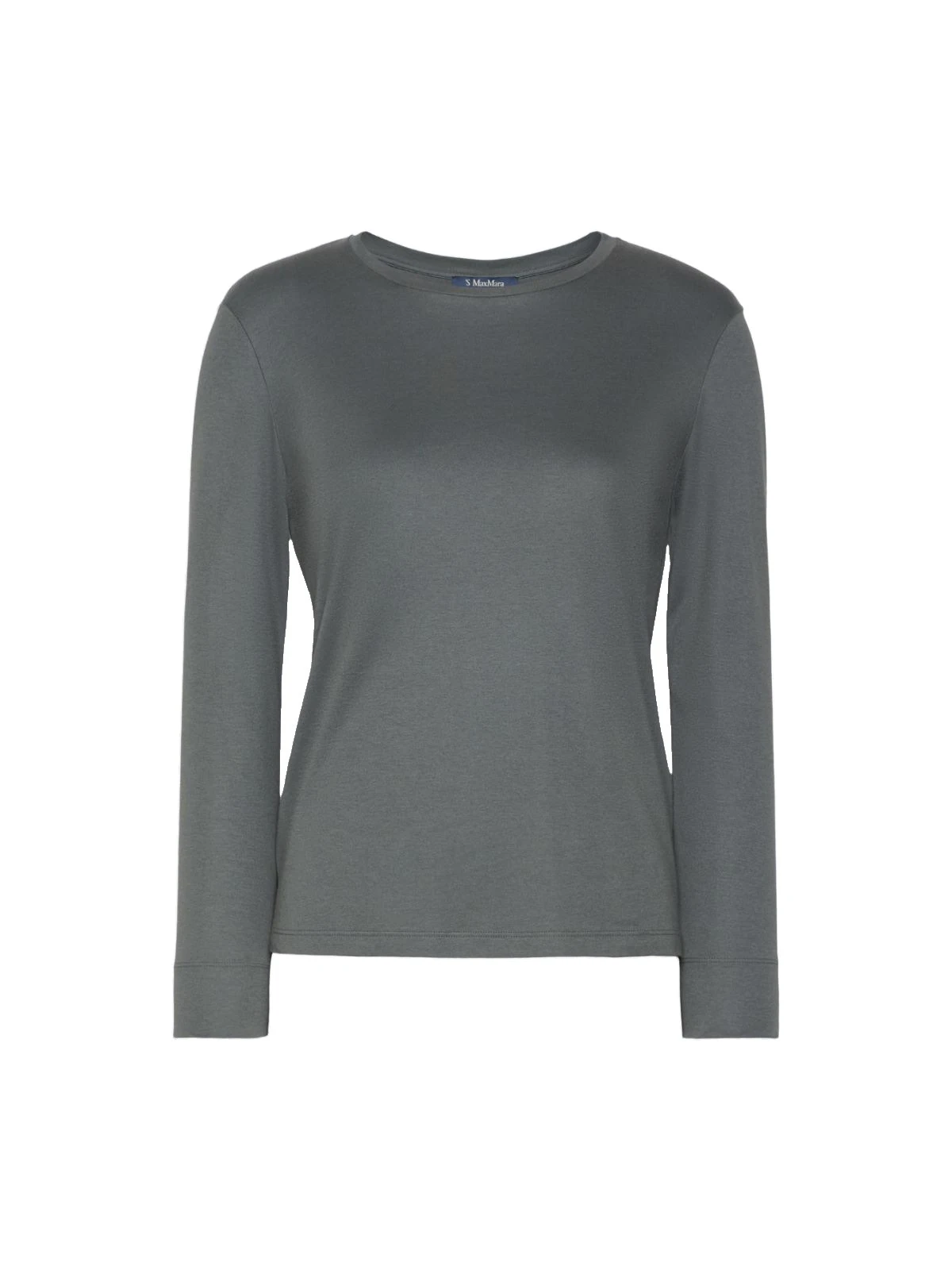 Max Mara Fumetto Long-Sleeved Cotton and Modal T-Shirt in Dark Grey Max Mara Fumetto Long-Sleeved Cotton and Modal T-Shirt in Dark Grey | T-shirts | Luxury Shoes