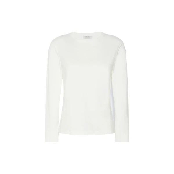 Fumetto Long-Sleeved Cotton and Modal T-Shirt in White