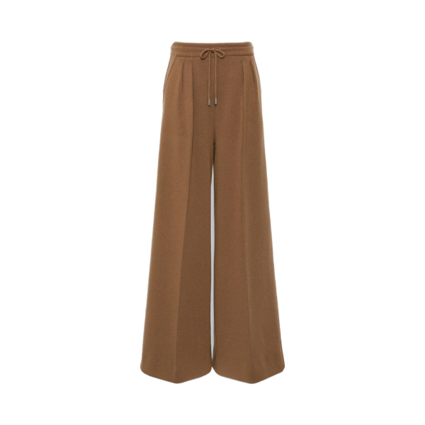 Max Mara Funale Wool and Cashmere Trousers in Camel | Wide leg pants | Luxury Shoes 