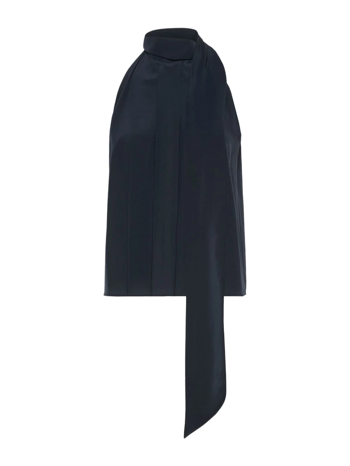 Max Mara Fune Sleeveless Crepe de Chine Top in Ultramarine Max Mara Fune Sleeveless Crepe de Chine Top in Ultramarine | Sleeveless | Luxury Shoes