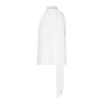 Max Mara Fune Sleeveless Crepe de Chine Top in White | Sleeveless | Luxury Shoes 