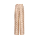 Max Mara Fuxia Printed Silk Twill Trousers in Beige | Tailored pants | Luxury Shoes 
