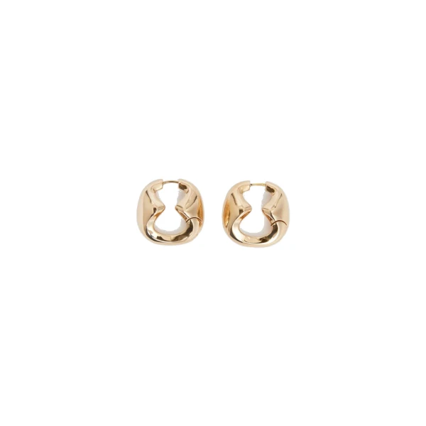 Galosce Bold Cut-Out Earrings in Bronze