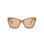 Max Mara Gamma Butterfly Sunglasses in Camel | Sunglasses | Luxury Shoes 