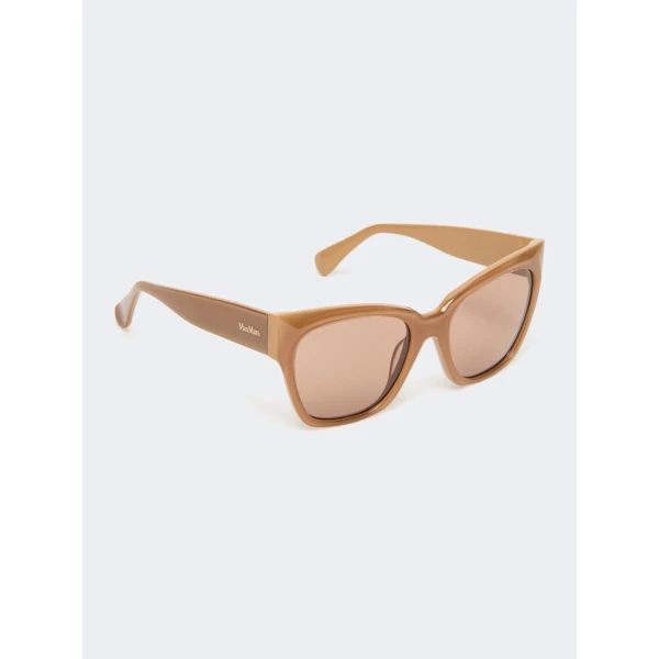 Max Mara Gamma Butterfly Sunglasses in Camel | Sunglasses | Luxury Shoes 