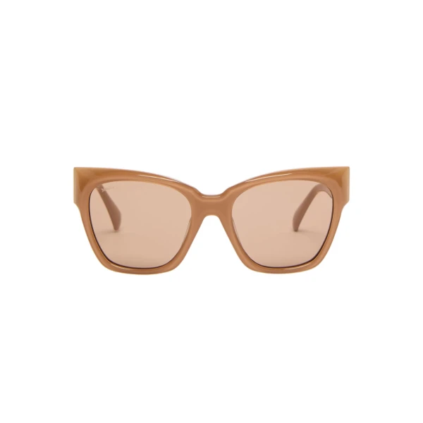 Gamma Butterfly Sunglasses in Camel