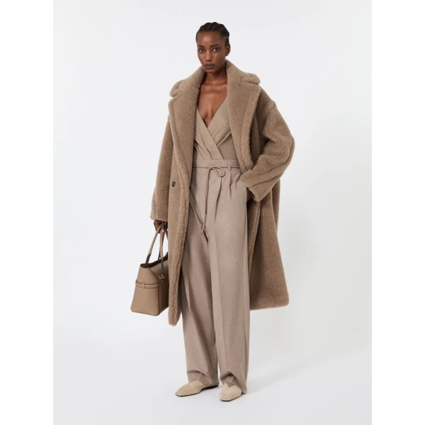 Max Mara Gelato Cashmere Yarn Sweater Bodysuit in Sand | Sweaters | Luxury Shoes 