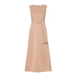 Max Mara Gentile Flared Taffeta Dress in Pink | Maxi Dresses | Luxury Shoes 