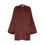 Max Mara Geranio Short Alpaca and Wool Coat in Rust | Wool Coat | Luxury Shoes 
