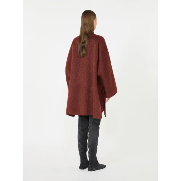 Max Mara Geranio Short Alpaca and Wool Coat in Rust | Wool Coat | Luxury Shoes 