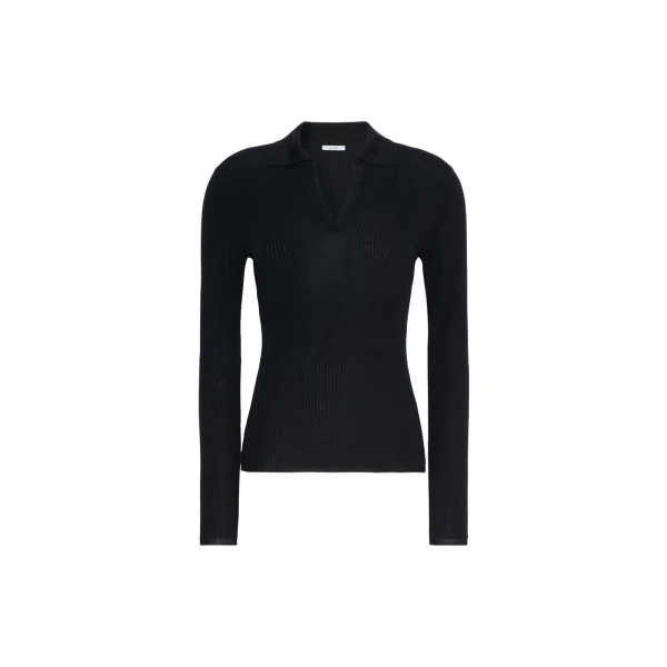 Gergo Cashmere and Silk Polo Sweater in Ultramarine