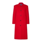 Max Mara Gessati Double Wool Broadcloth Coat in Red | Wool Coat | Luxury Shoes 