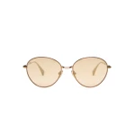 Max Mara Gestro Oval Sunglasses in Camel | Sunglasses | Luxury Shoes 