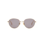Max Mara Gestro Oval Sunglasses in Dark Grey | Sunglasses | Luxury Shoes 